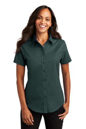 #L508 – Ladies Short Sleeve Easy Care Twill