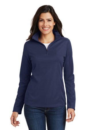 #L806 – Ladies Pinpoint Mesh 1/2 Zip